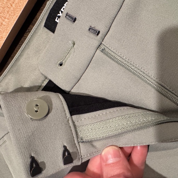 Express Supersoft Twill Mid Rise Pants - 4S - Picture 3 of 8